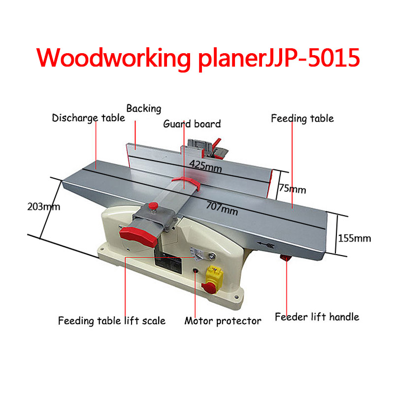 Woodworking Thicknesser - Encimeras de Aluminio, Cepilladora de Madera