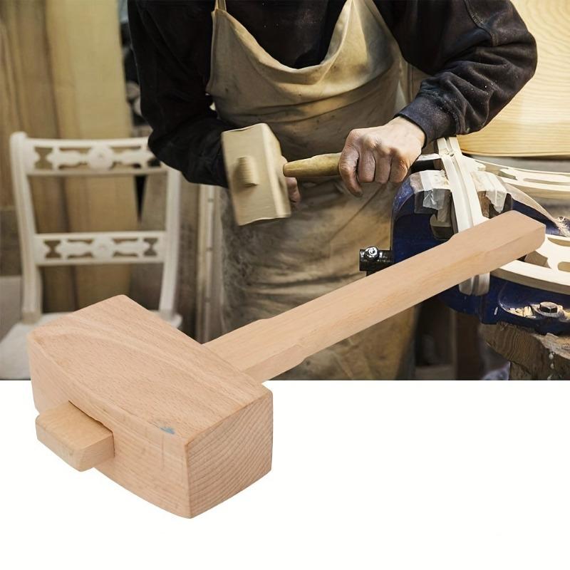 Wooden Mallet Carving - 1 pieza DIY Martillo de carpintero