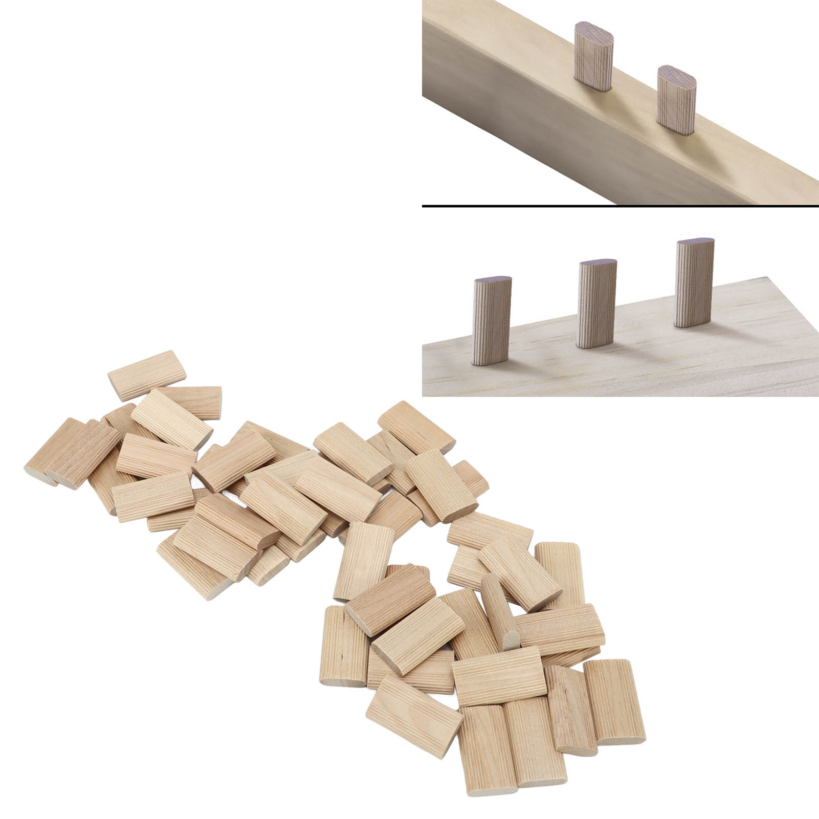 Woodworking Domino - 50 unidades de espigas Domino de