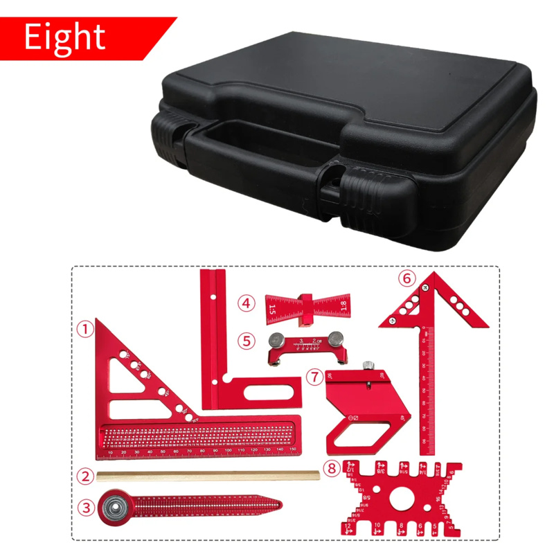 Woodworking Kits - Kit cuadrado de aluminio para carpintería