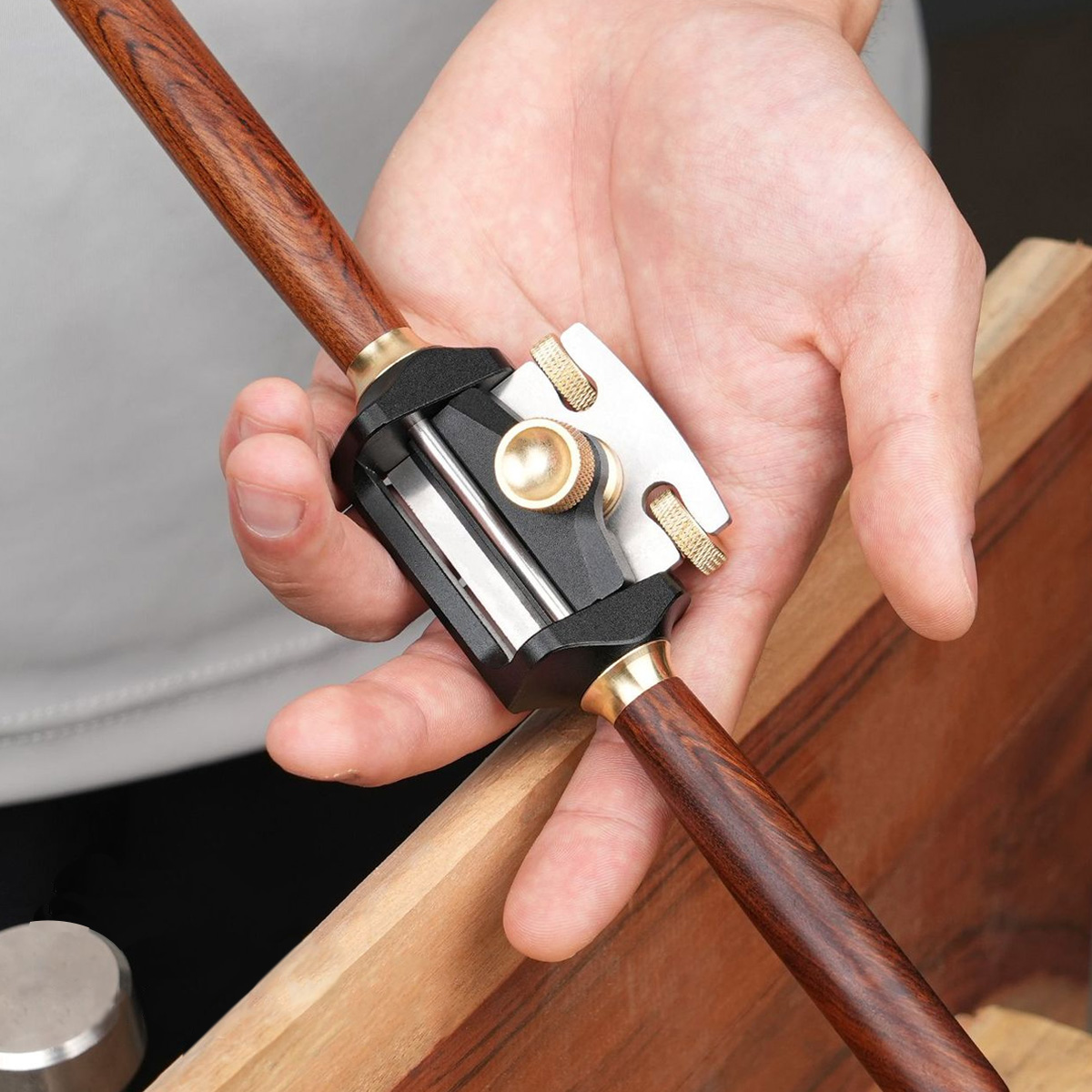 Router Plane Hand - Herramienta manual para carpintería, cepilladora resistente,