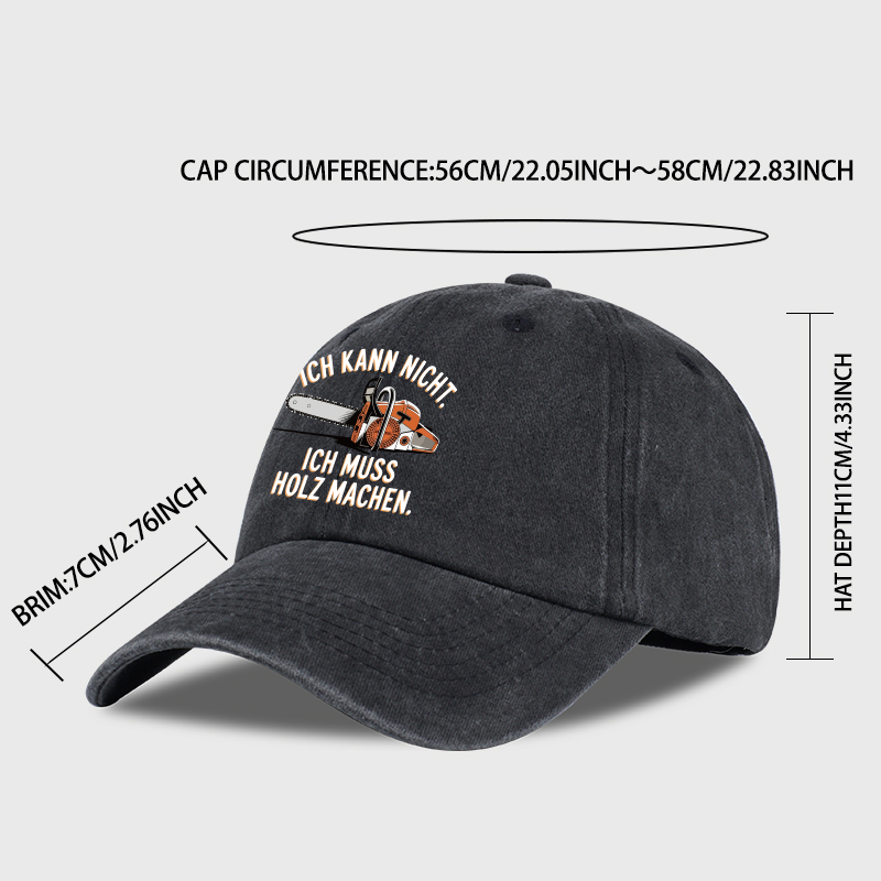 Gorra de Béisbol Lavada con Es - Woodworking Quote reseña y precio