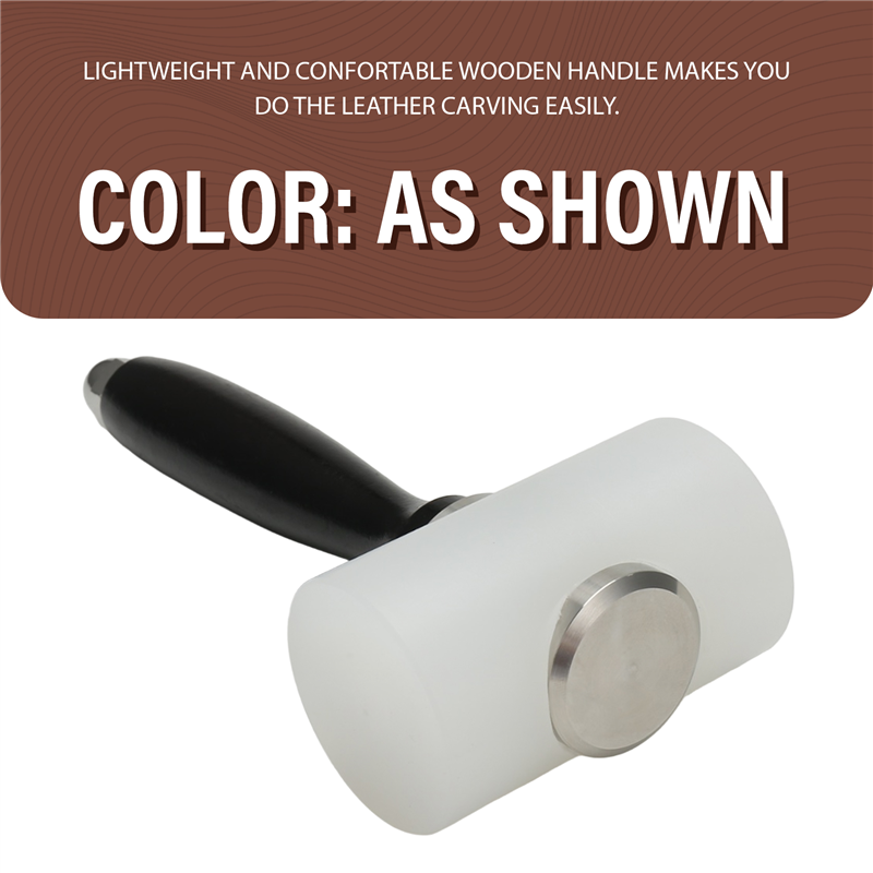 AT63-Cuero para artesanía de c - Wooden Mallet Carving reseña y precio