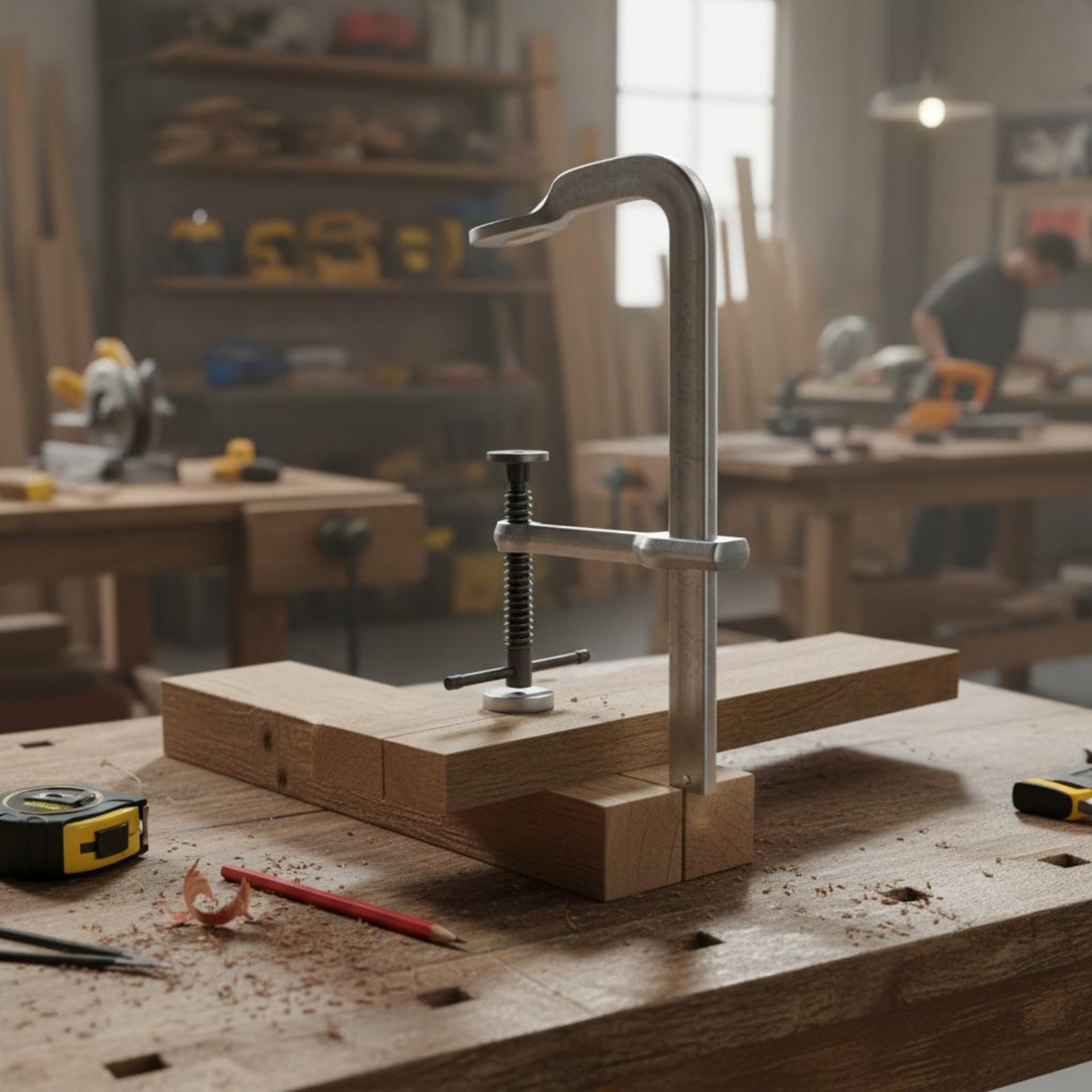 Abrazadera en F de Alta Resist - Woodworking Workshop Design reseña y precio