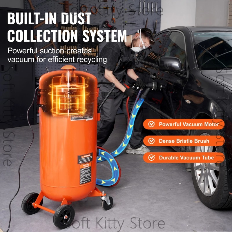 Sandblaster de Vacío de 28 Gal - Woodworking Vacuum System reseña y precio