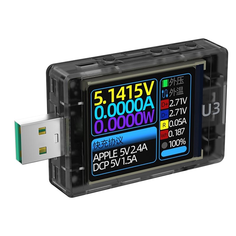 ABUI-USB Tester U3 3.1 PD Deco - Woodworking Qc reseña y precio
