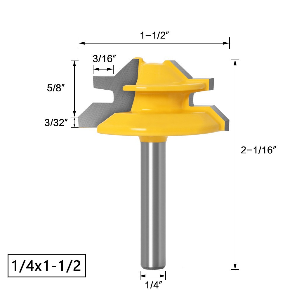 Fresa de encaje a 45 grados co - Woodworking Quote reseña y precio