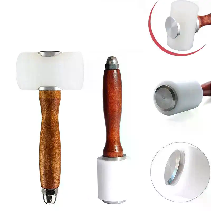 1 pieza Martillo de cuero para - Wooden Mallet Carving reseña y precio