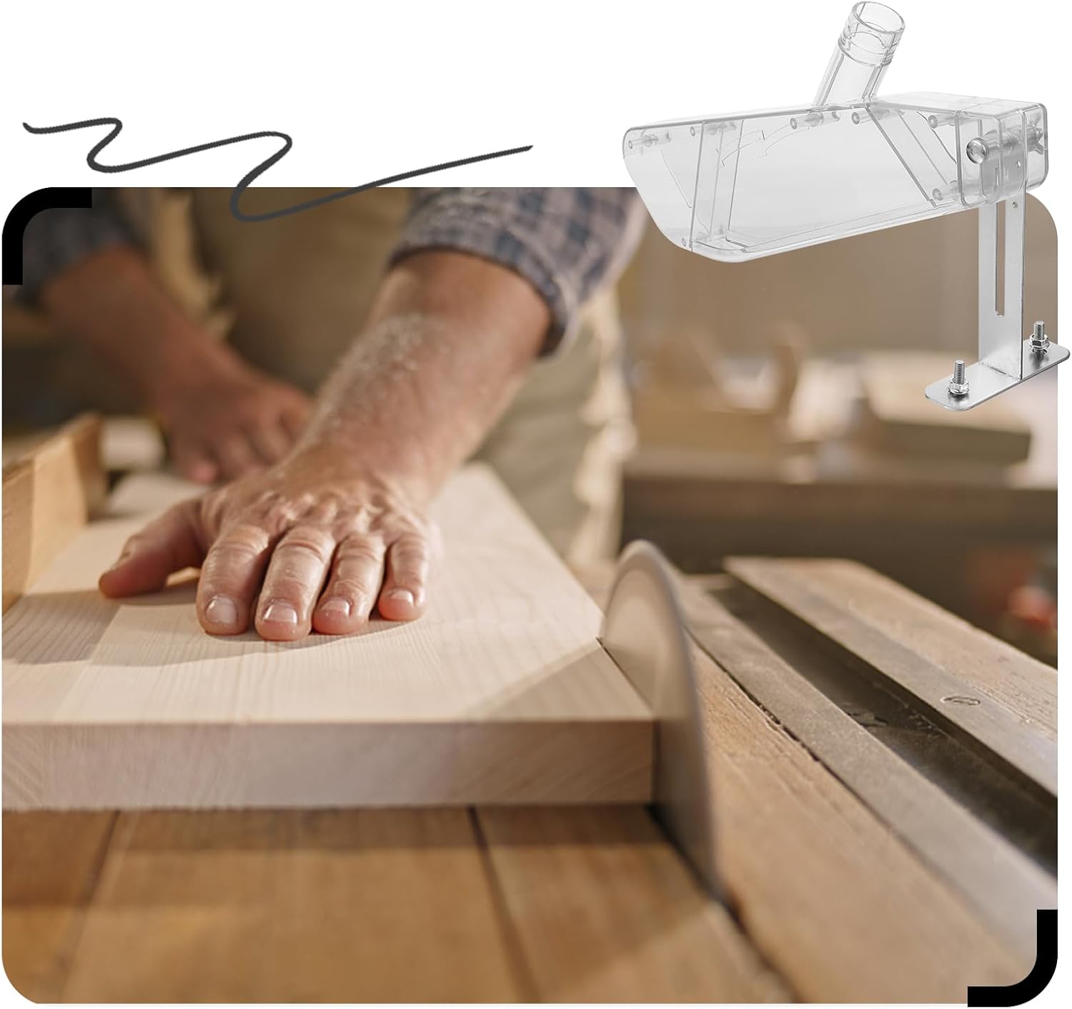 Cubierta Protectora Transparen - Woodworking Vacuum System reseña y precio