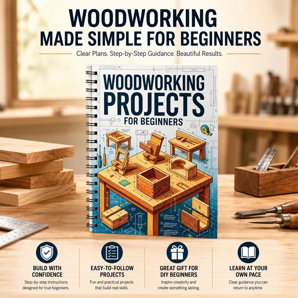 Planos de Carpintería Fáciles  - Woodworking Ideas For Adults reseña y precio