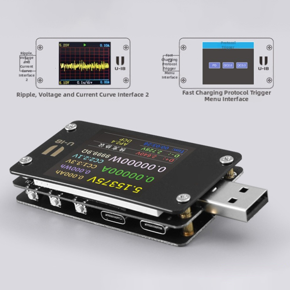 Voltímetro y Amperímetro USB U - Woodworking Qc reseña y precio